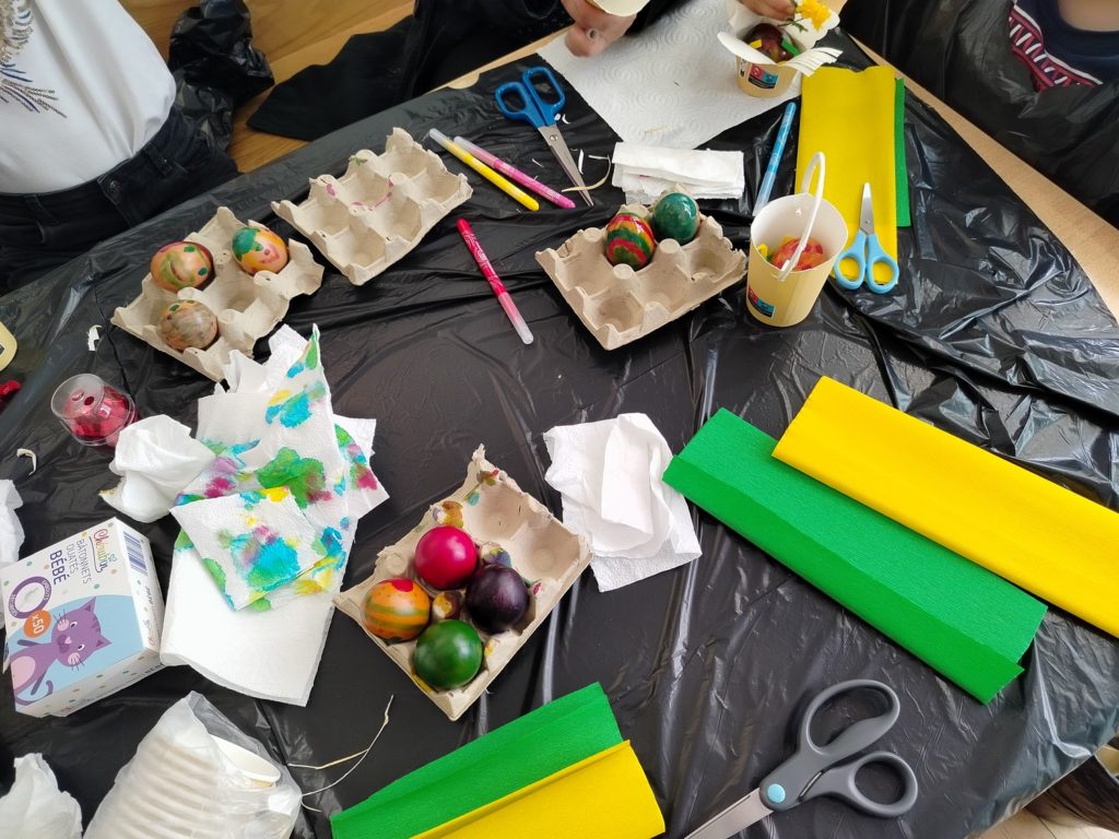 Activités Oeufs de Pâques colorés